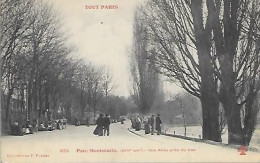 CPA Paris  Parc Montsouris Une Allée Près Du Lac - Arrondissement: 14