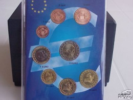 Monaco 2001 8 Monete 1 Cent - 2 € Euro Serietta Fdc - Monaco