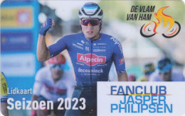 Cyclisme , Lidkaart Jasper PHILIPSEN 2023 - Cyclisme
