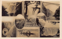 Zimbabwe - A Souvenir Of Victoria Falls - REAL PHOTO - Publ. Sapsco R.127 - Zimbabwe