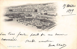 Algérie - ALGER - Carte Précurseur - Année 1899 - Le Port - Ed. J. Geiser (légende Bleue) - Alger