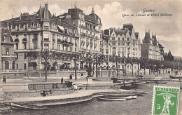 Suisse - GENÈVE - Quai Du Léman Et Hôtel Bellevue - Ed. Moos 2066 - Genève