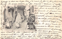 Algérie - ALGER - Carte Précurseur - Année 1899 - Rue Arabe - VOIR LES SCANS POUR L'ÉTAT - Ed. J. Geiser (légende Bleue) - Algerien