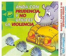 Adhesivo. Anda Con Prudencia. BP. 24-aut41 - Autres & Non Classés