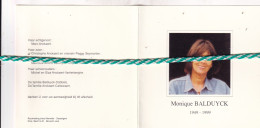 Monique Balduyck-Anckaert, Kortrijk 1949, Roeselare 1999. Foto - Obituary Notices