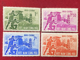 Stamps Vietnam South (Hameaux Strategiques- 26/10/1962) -GOOD Stamps- 1SET/4pcs - Viêt-Nam