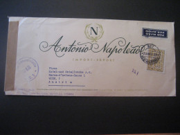 Portugal 1953- Geschäfts-Brief Mit Zensur Gelaufen Mit MiNr. 808 Von Lissabon Nach Wien - Briefe U. Dokumente