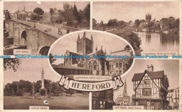 R679470 Hereford. Castle Green. High Town. Old House. Wye Bridge. Multi View - Monde