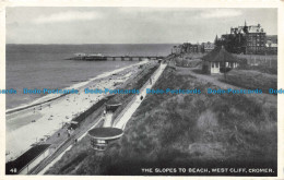 R679481 Cromer. The Slopes To Beach. West Cliff. 1960 - Monde