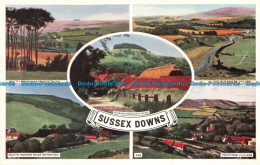 R679483 Sussex Downs. South Downs Near Brighton. Poynings Village. The Cuckmere - Monde