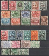 ACORES / PORTUGAL - 1925 - ANNEE COMPLETE YVERT N°226/253 * / OBLITERES - Azores