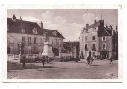 CPA    21  NOLAY  (Côte-d'Or) Place Carnot     écrite  1950   ( 1949) - Altri & Non Classificati