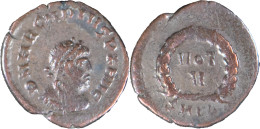 ROME - Nummus AE4 - ARCADIUS - VOT V Dans Une Couronne - Cyzique - 1.10 G. 14.55 Mm - QUALITE - RIC.20d4 - 20-166 - La Fin De L'Empire (363-476)