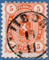 Finland Suomi 1875 5 Kop Stamp Perf 11, 1 Value Cancelled - Used Stamps