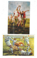 RUGBY RELATED   2 POSTCARDS - Rugby