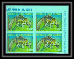 Guinée équatoriale Guinea 053e N°1239 Bloc 4 Faune (Animals & Fauna) RENARD GRIS Non Dentelé Imperf MNH ** - Equatorial Guinea