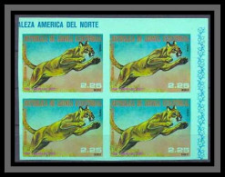 Guinée équatoriale Guinea 053a Bloc 4 N°1243 Faune (Animals & Fauna) PUMA Non Dentelé Imperf MNH ** - Äquatorial-Guinea