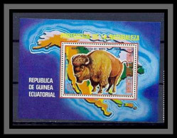 Guinée équatoriale Guinea 048 Faune (Animals & Fauna) BISON Michel N°145 COTE 6.50 EUROS MNH ** - Altri & Non Classificati