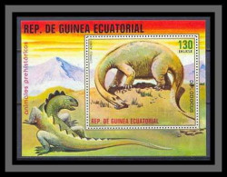 Guinée équatoriale Guinea 044 Préhistoire Prehistorics Dinosaure Dinosaurs Diplodocus Bloc N°304 Cote 8 Euros MNH ** - Vor- U. Frühgeschichte