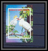 Guinée équatoriale Guinea 027 Oiseaux Bird Birds Oiseau Bloc 247 Non Dentelé Imperf Ibis Heron MNH ** - Guinea Equatoriale