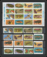 Guinée équatoriale Guinea 022b Insectes (insects) Non Dentelé Imperf LOT Non Dentelé Imperf MNH ** - Other & Unclassified