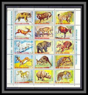 Guinée équatoriale Guinea 015 Faune (Animals & Fauna) ** Loup / Lynx / Tigre Rhinoceros MNH ** - Beren