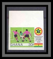 Ghana N° 619 Football (Soccer) PAIRE Non Dentelé Imperf ** MNH Coupe D'Afrique Des Nations - Fußball-Afrikameisterschaft