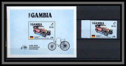 Gambie (gambia) BLOC N°24 Voiture (Cars Car Automobiles Voitures) BENZ 8/20 Allemagne (germany) 1913 COTE 33 + TIMBRE - Cars