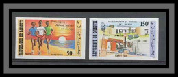 Djibouti N°618/19 Maitrise De L Energie Non Dentelé Imperf MNH ** - Altri & Non Classificati