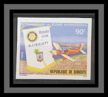 Djibouti N°515 Rotary International Non Dentelé Imperf Sur Carton MNH ** - Rotary Club