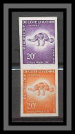 Cote D'ivoire (Ivory Coast) 024 N°34 Les Poids à Peser L'Or Essai (proof) Non Dentelé Imperf MNH ** - Ivory Coast (1960-...)