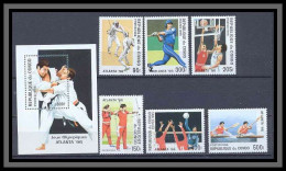 Congo 408 N°1035/1040 + Bloc 64 Jeux Olympiques Olympic Games Atlanta 1996 Judo Volley Escrime (fencing) MNH ** - Schermen