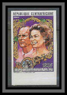 Centrafricaine 057 -1987 Élisabeth British Royal Family Non Dentelé Imperf MNH ** - Royalties, Royals