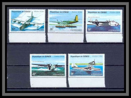 Congo 396 N°997A/997E Avion (plane Planes Avions) Hydravion MNH ** - Altri (Aria)