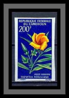 Cameroun 341 Non Dentelé Imperf ** Mnh PA N° 99 Fleurs (fleur Flowers) THEVETIA PERUVIANA - Orchids