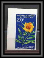 Cameroun 343 Non Dentelé Imperf PA N° 99 Fleurs (fleur Flowers) THEVETIA PERUVIANA - Altri & Non Classificati