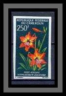 Cameroun 340 Non Dentelé Imperf ** Mnh PA N° 100 Fleurs (fleur Flowers) HIPPEASTRUM EQUESTRE - Altri & Non Classificati