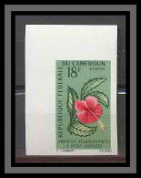 Cameroun 333 Non Dentelé Imperf ** Mnh N° 423 Fleurs (fleur Flowers) Hibiscus Schizonelatus - Orchideen