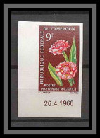 Cameroun 328 Coin Avec Date Non Dentelé Imperf ** Mnh N° 422 Fleurs (fleur Flowers) Phaeomeria Magnifica - Orchideeën