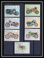 Burkina Faso 112 N° 653 / 55 + PA N° 290 / 293 MOTO Série Complète COTE 11.25 - Motorbikes