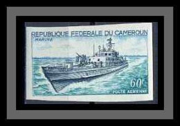 Cameroun 241 Non Dentelé Imperf ** Mnh PA N° 86 Marine (army - Navy) Bateau (bateaux Ship Ships)  - Polizei - Gendarmerie