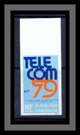 30/ - Gabon (gabonaise) N° 422 Non Dentelé Imperf - Télécommunications 1979 - Télécom