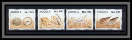 Angola N° 884 / 887 Coquillages Shells Poissons (Fish Poisson Fishes) Série Complète  - Coquillages