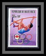 Haute-Volta 014a Non Dentelé Imperf ** Mnh N° 203 Jeux Olympiques (jo) MONTREAL 1976 Saut à La Perche - Atletiek