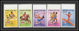 Haute-Volta 013 Non Dentelé Imperf ** Mnh N° 380/2 Pa N° 203/4 Jeux Olympiques (olympic) Montreal 1976 - Haute-Volta (1958-1984)