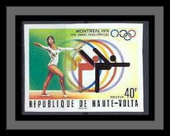 Haute-Volta 010d Non Dentelé Imperf ** Mnh N° 203 Jeux Olympiques (olympic) MONTREAL 1976 Sol Gymnastique - Gymnastique