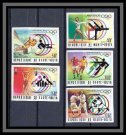 Haute-Volta 008 Non Dentelé Imperf ** Mnh N° 377/9 + N° 201/202 Jeux Olympiques (olympic) Montreal 1976 - Estate 1976: Montreal