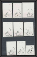 Guinée équatoriale Guinea 433 N°337/45 Football Soccer Essai Proof Non Dentelé Imperf Orate Complet MNH ** - 1974 – Allemagne Fédérale