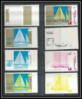 Guinée équatoriale Guinea 382 N°203 Bateau Ship Transatlantique Essai Proof Non Dentelé Imperf Orate THREE CHEERS MNH ** - Segeln