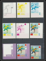 Guinée équatoriale Guinea 335a N°68 Jeux Olympiques Olympic Games Sapporo Essai Proof Non Dentelé Imperf Orate MNH ** - Skisport